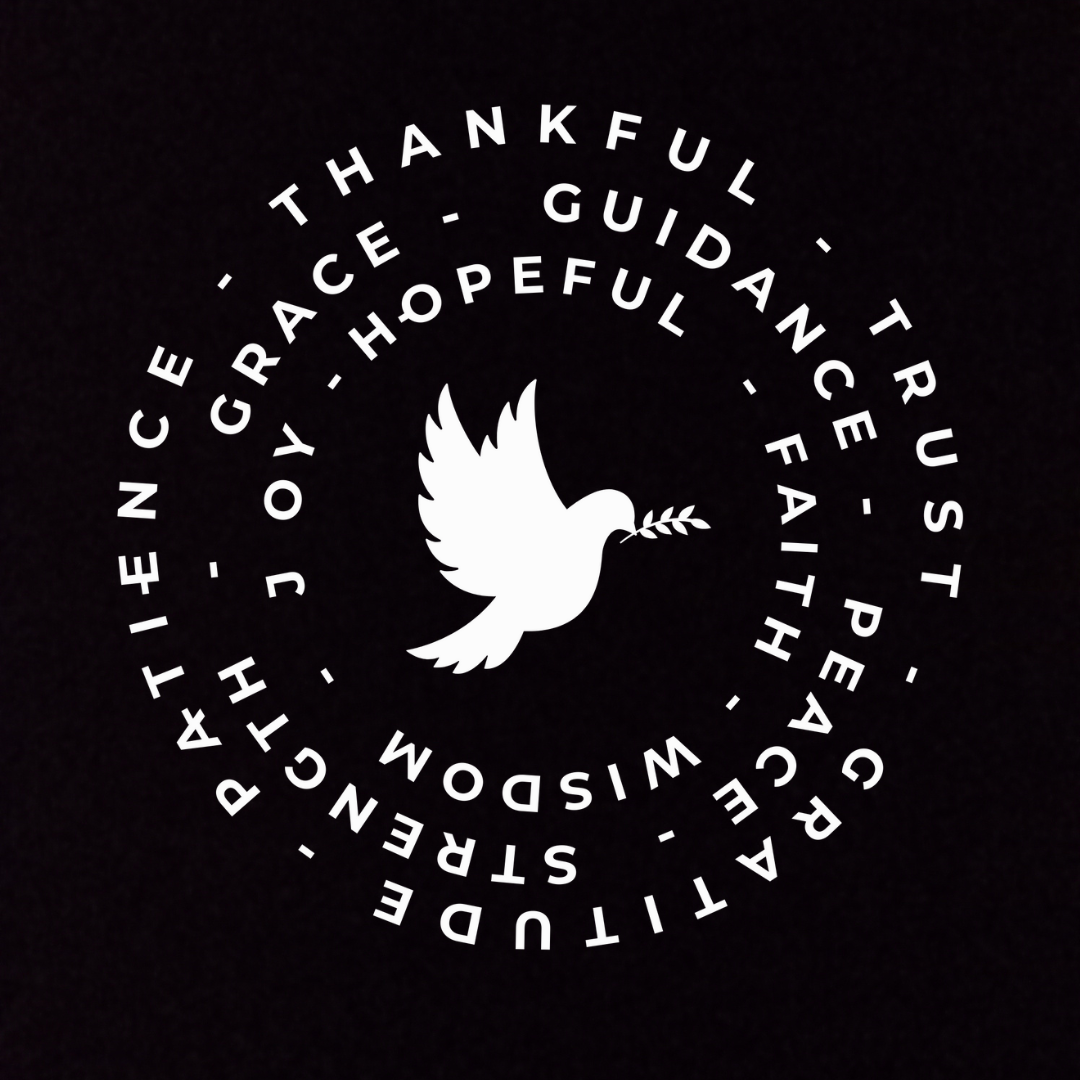 ELEVATED SPIRIT | FAITH & STRENGTH BLACK UNISEX CHRISTIAN TEE - Elevated Spirit