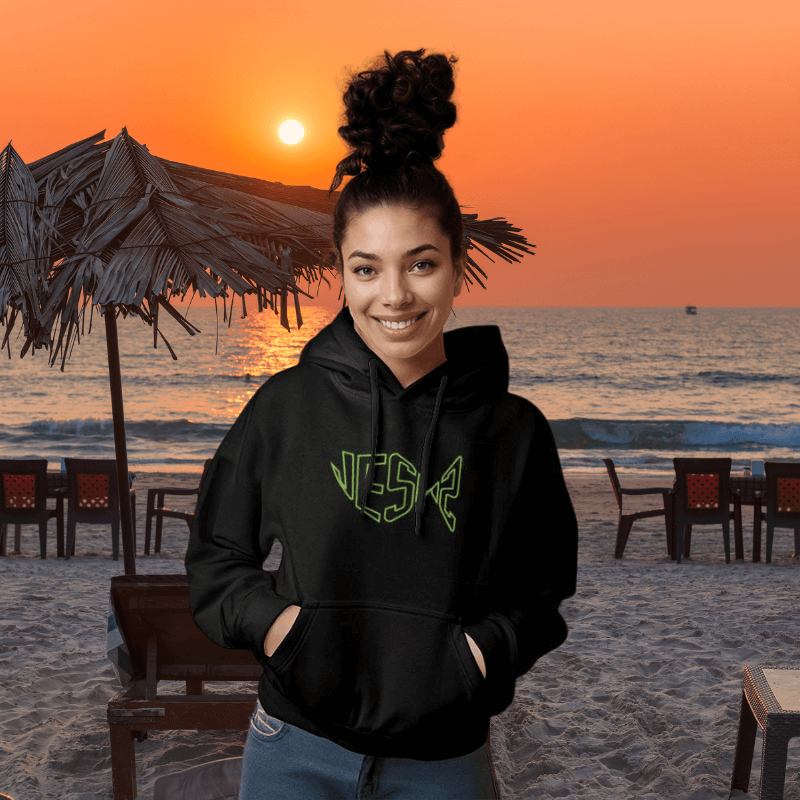 BLACK UNISEX CHRISTIAN HOODIE