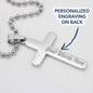 ELEVATED SPIRIT | JOHN 3:16 STAINLESS CROSS - Elevated Spirit