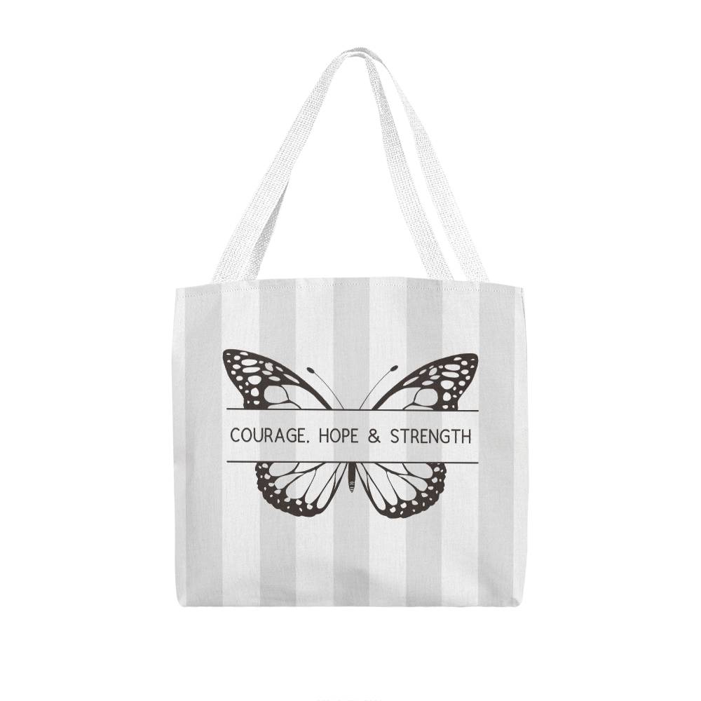 ELEVATED SPIRIT | COURAGE, HOPE & STRENGTH TOTE BAG - Elevated Spirit