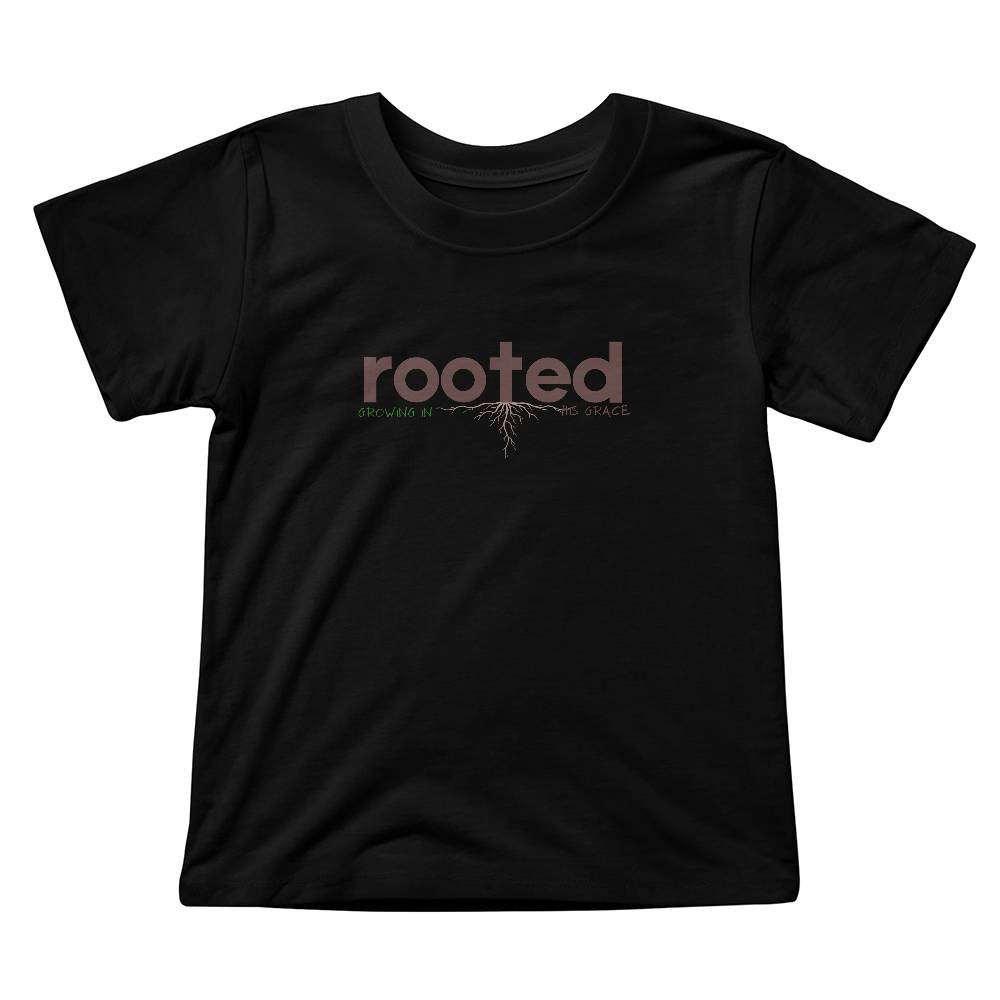 ROOTED GROWING IN HIS GRACE TODDLER CHRISTIAN TEE