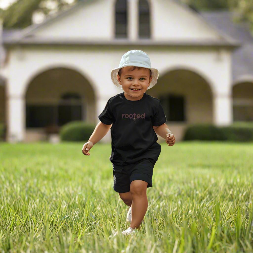 ROOTED GROWING IN HIS GRACE TODDLER CHRISTIAN TEE