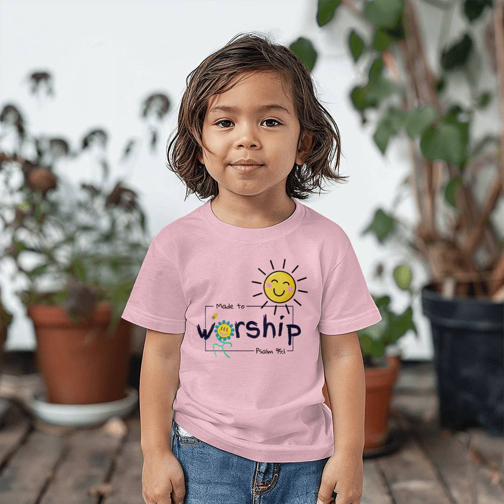 ELEVATED SPIRIT | MADE TO WORSHIP CHRISTIAN TODDLER TEE