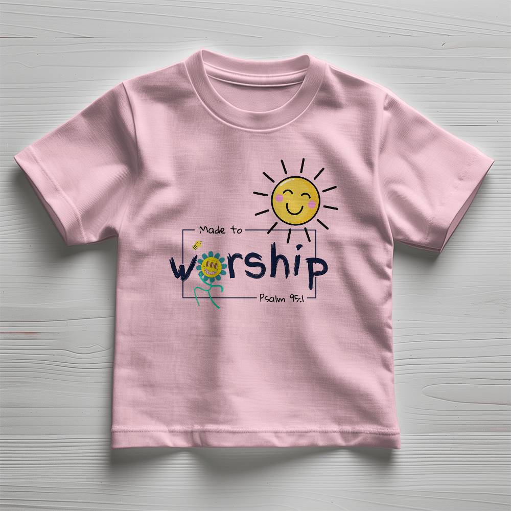 ELEVATED SPIRIT | MADE TO WORSHIP CHRISTIAN TODDLER TEE