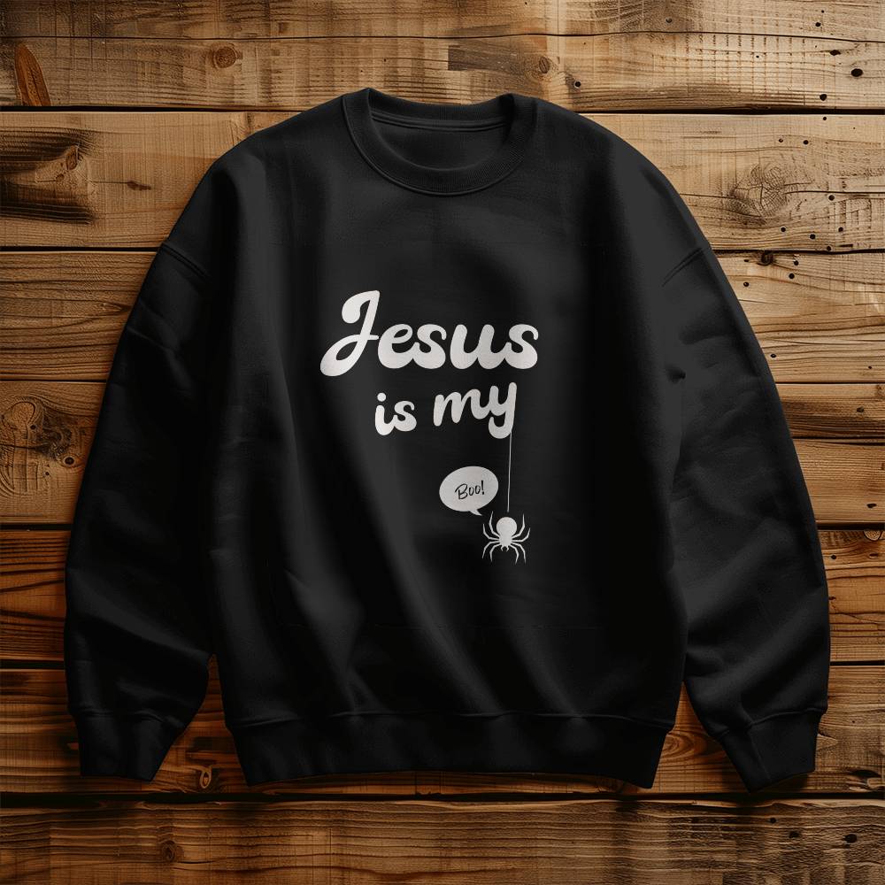 Halloween Jesus is my boo Christian crewneck