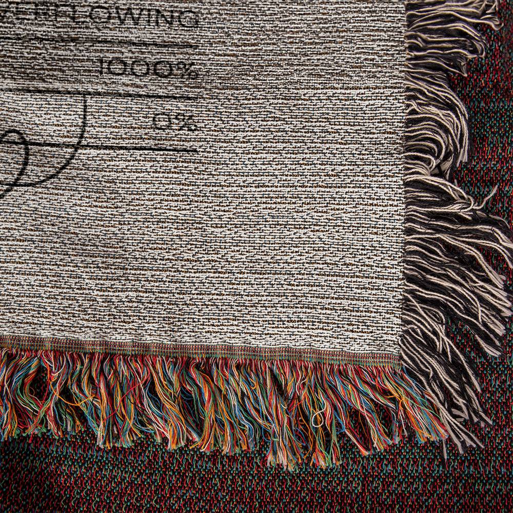 BELIEVER NUTRITIONAL FACTS - COZY FAITH FILLED WOVEN BLANKET