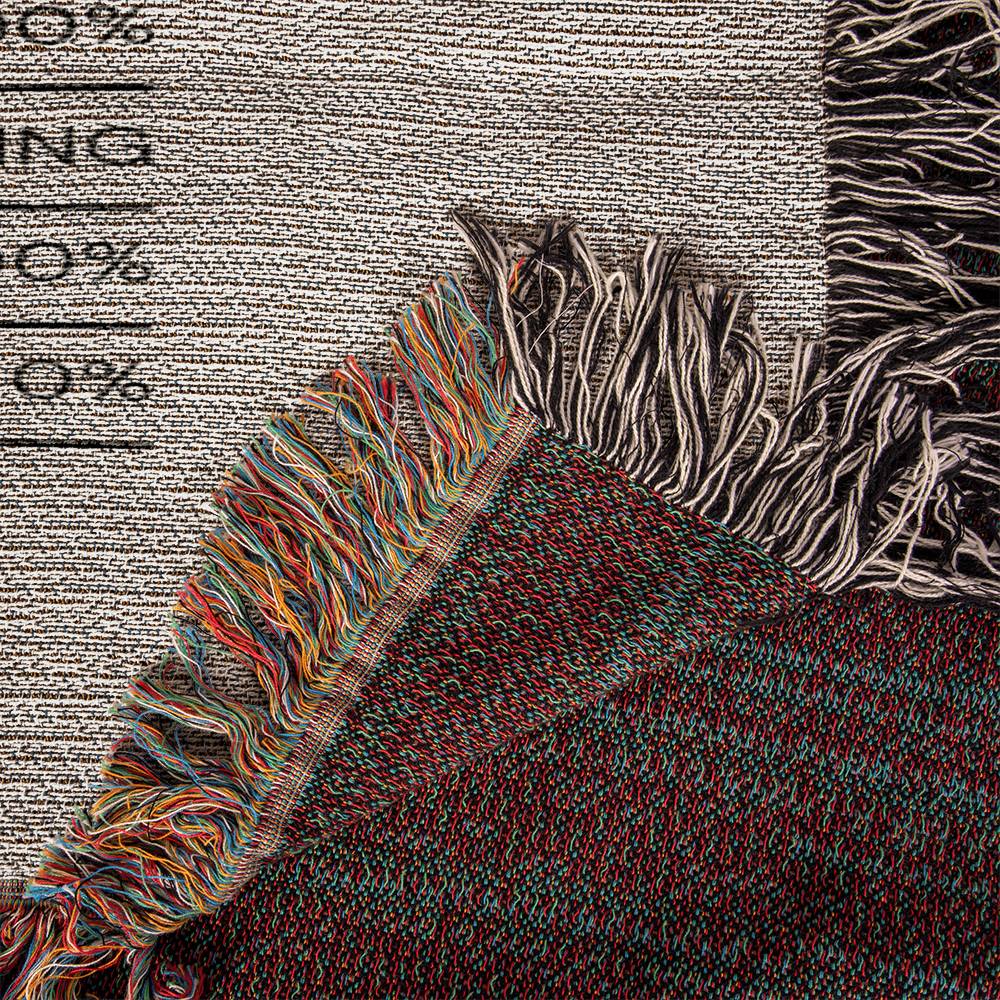 BELIEVER NUTRITIONAL FACTS - COZY FAITH FILLED WOVEN BLANKET