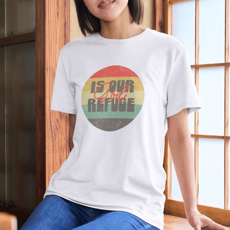 ELEVATED SPIRIT | GOD IS OUR REFUGE T-SHIRT - Elevated Spirit