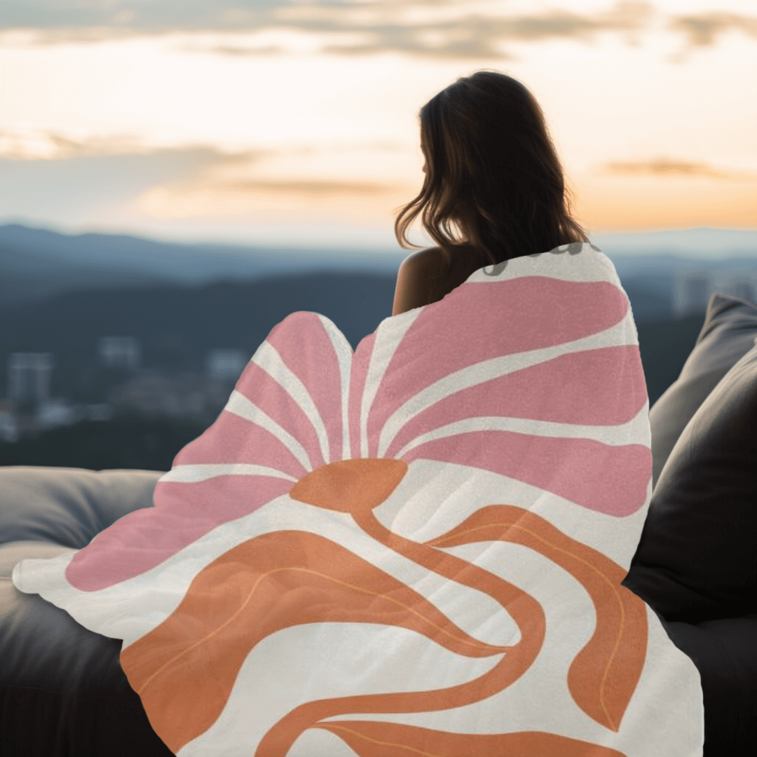 GRACE UPON GRACE MINK TOUCH FLEECE BLANKET - Elevated Spirit