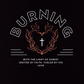 ELEVATED SPIRIT | BURNING WITH THE LIGHT OF CHRIST BLACK UNISEX HOODIE - Elevated Spirit 