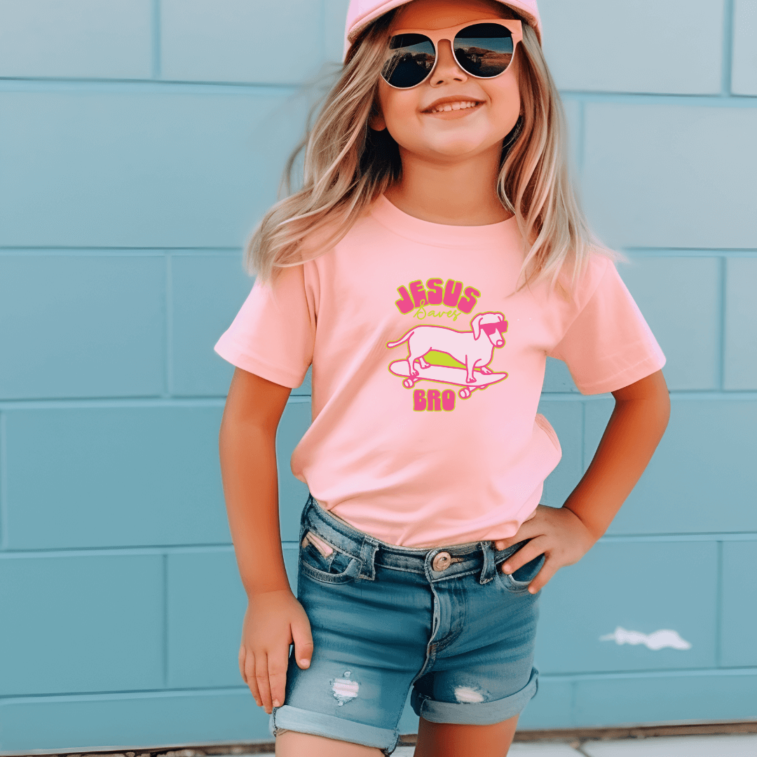 ELEVATED SPIRIT | JESUS SAVES BRO | TODDLER TEE - Elevated Spirit 