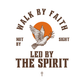 ELEVATED SPIRIT | WALK BY FAITH ADULT UNISEX CHRISTIAN HOODIE - Elevated Spirit 
