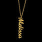 STT Vertical Custom Name Necklace - Made in USA - Elevated Spirit 