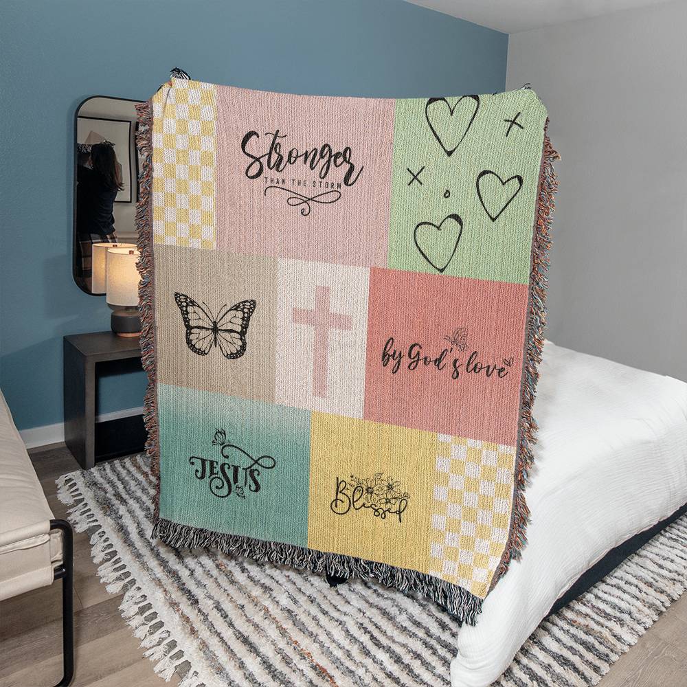 ELEVATED SPIRIT | PATCHWORK WOVEN BLANKET - Elevated Spirit 