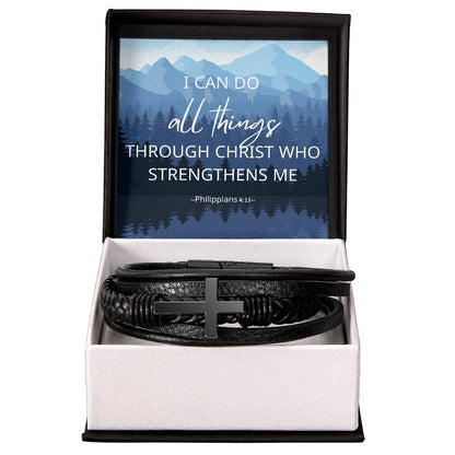 ELEVATED SPIRIT | MEN'S CROSS BRACELET - Elevated Spirit 