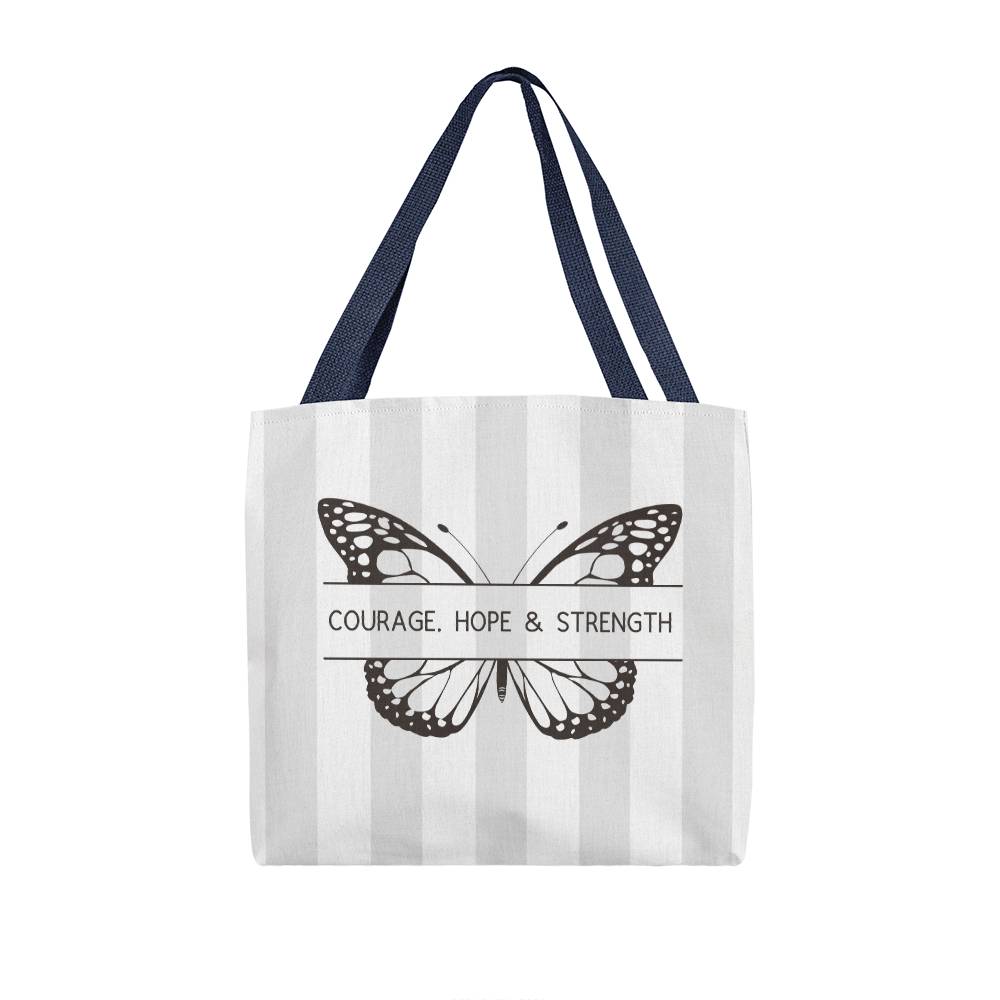 ELEVATED SPIRIT | COURAGE, HOPE & STRENGTH TOTE BAG - Elevated Spirit 