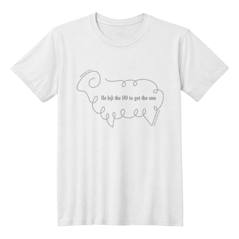 ELEVATED SPIRIT | HE LEFT THE 99 FOR THE ONE CHRISTIAN T-SHIRT FOR MEN AND WOMEN - Elevated Spirit 