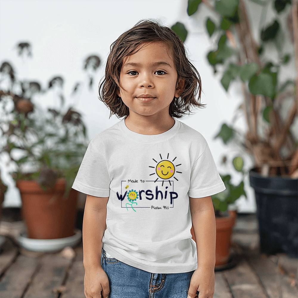 ELEVATED SPIRIT | MADE TO WORSHIP CHRISTIAN TODDLER TEE