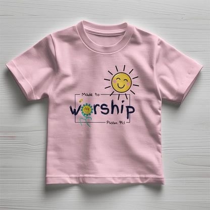 ELEVATED SPIRIT | MADE TO WORSHIP CHRISTIAN TODDLER TEE