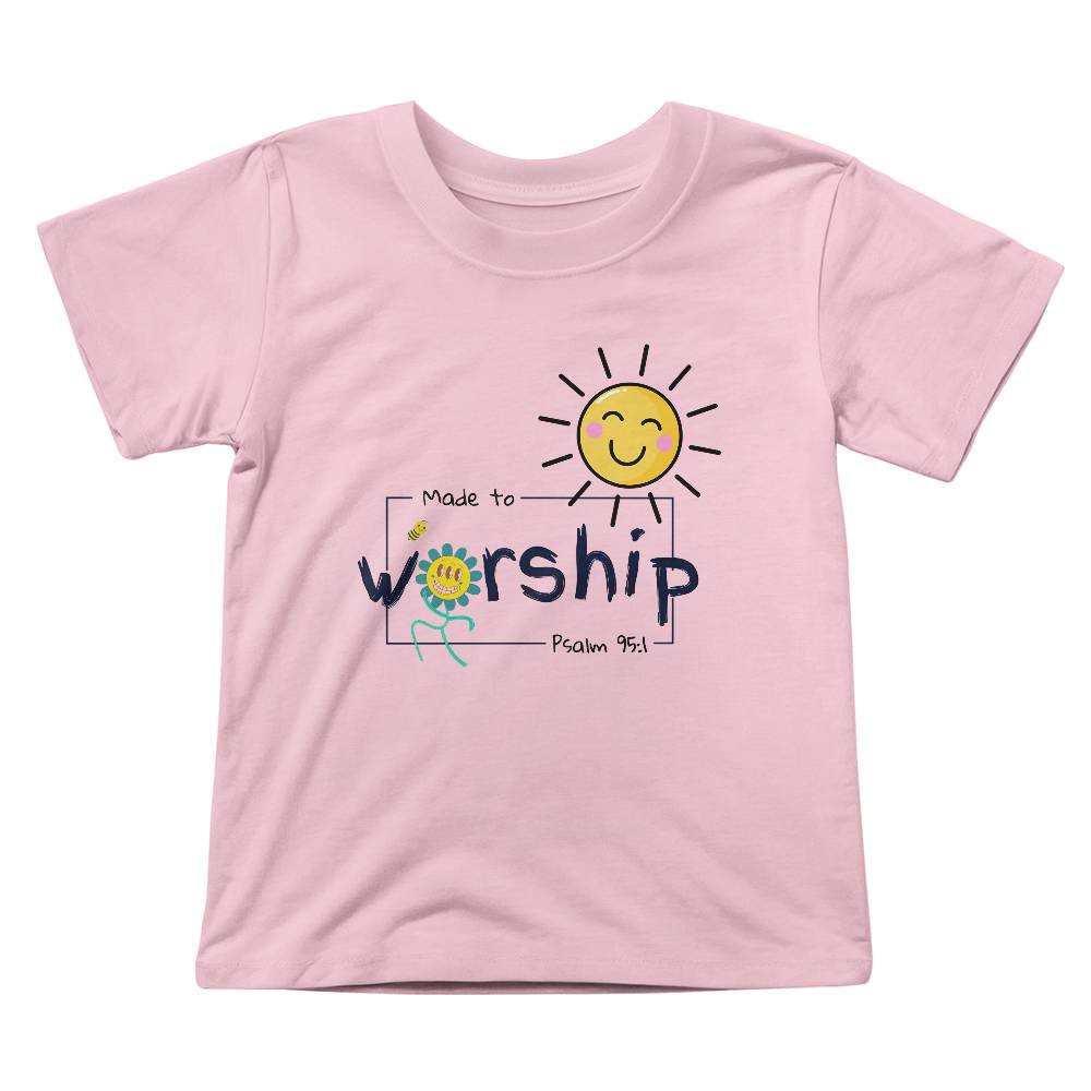 ELEVATED SPIRIT | MADE TO WORSHIP CHRISTIAN TODDLER TEE