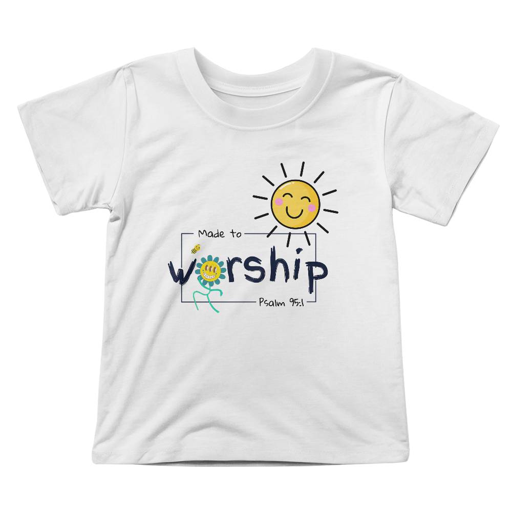 ELEVATED SPIRIT | MADE TO WORSHIP CHRISTIAN TODDLER TEE